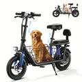2 Seater Folding Electric Scooter With Basket
