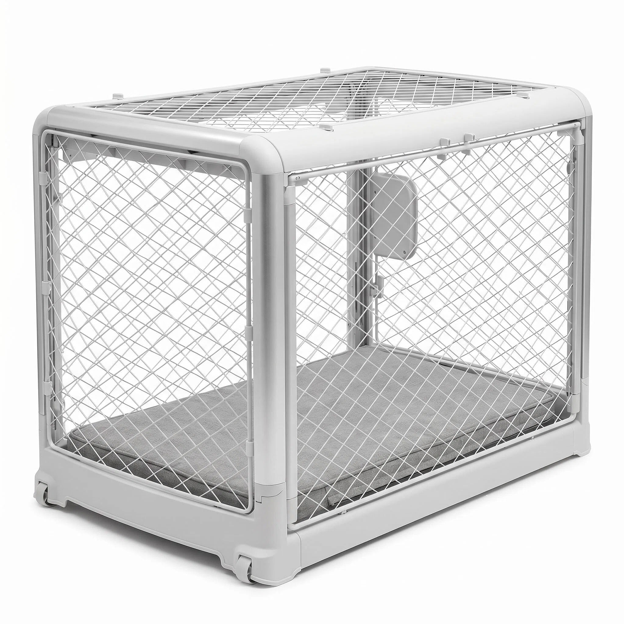 Collapsible Wheeled Portable Indoor Dog Kennel