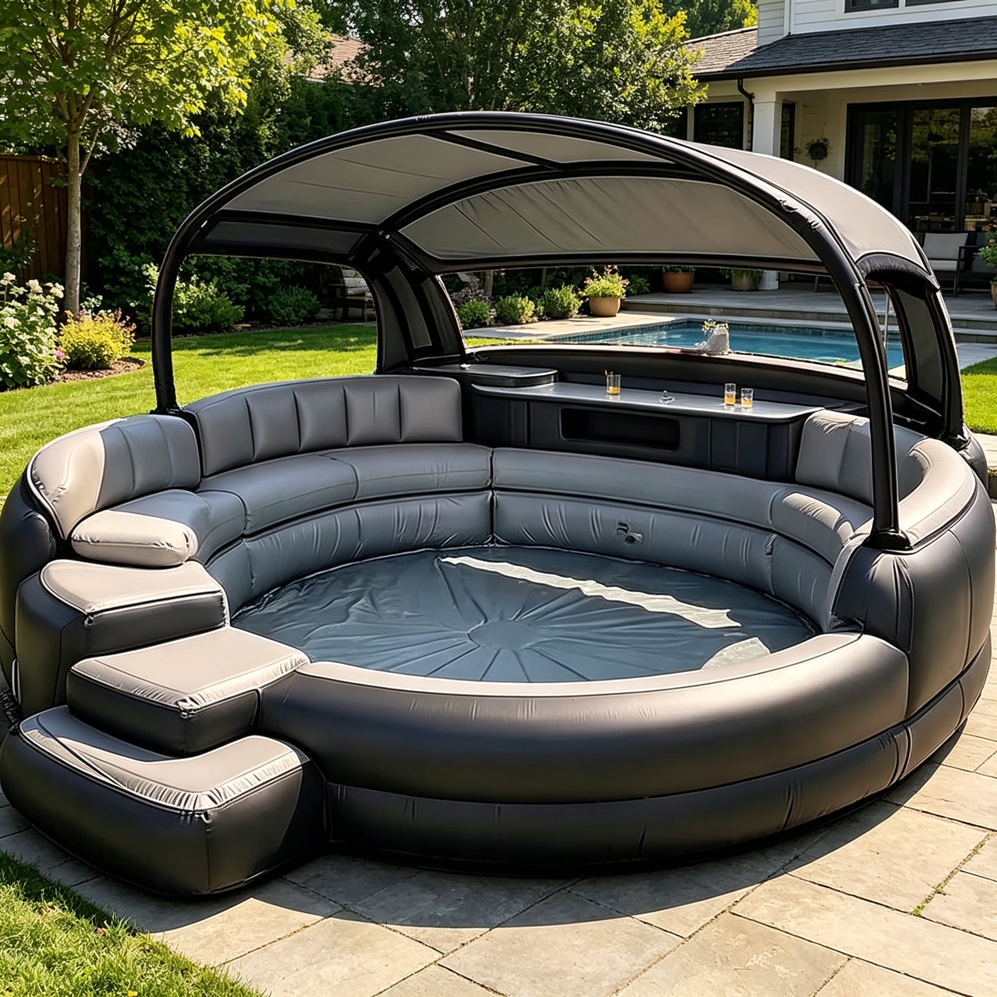 Luxury Large Multi-Person Inflatable Swimming Pool